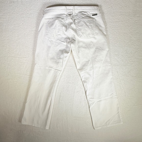 Lucky Brand Womens Sweet N Crop Jeans White Size 12/31 Bootcut Crop - Picture 2 of 9